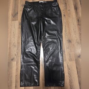 Abercrombie Black Leather Pants!